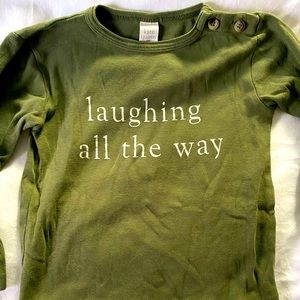 Kate Quinn Organic Cotton long-sleeved holiday shirt, 4T